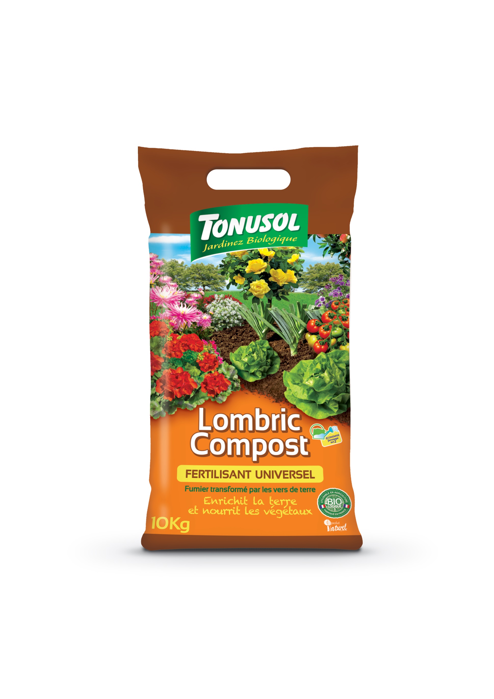 Fertilisant lombric compost tonusol 10 kg