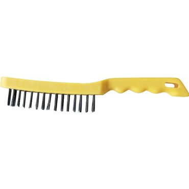 Brosse acier - manche plastique