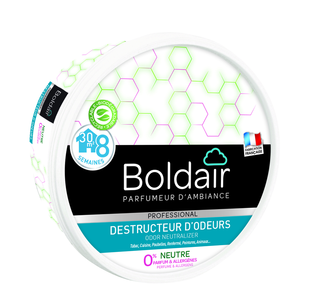 Boldair gel destructeur d'odeurs neutre 300 g