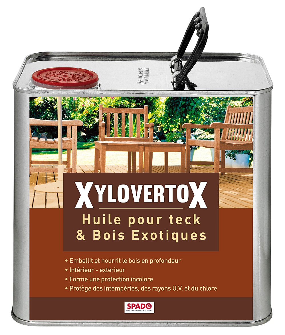 Xylovertox huile pour teck et bois exotiques 2,5 l