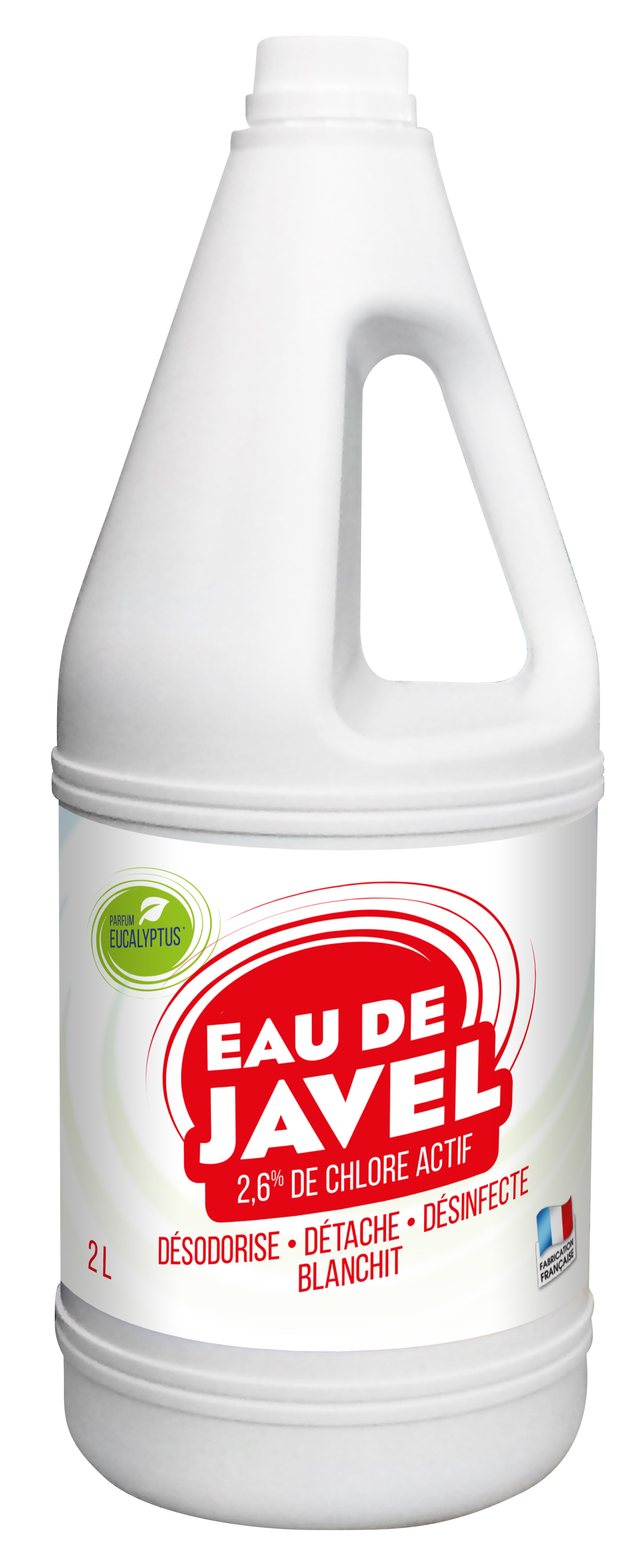 Eau de javel 2,6% eucalyptus 2 l