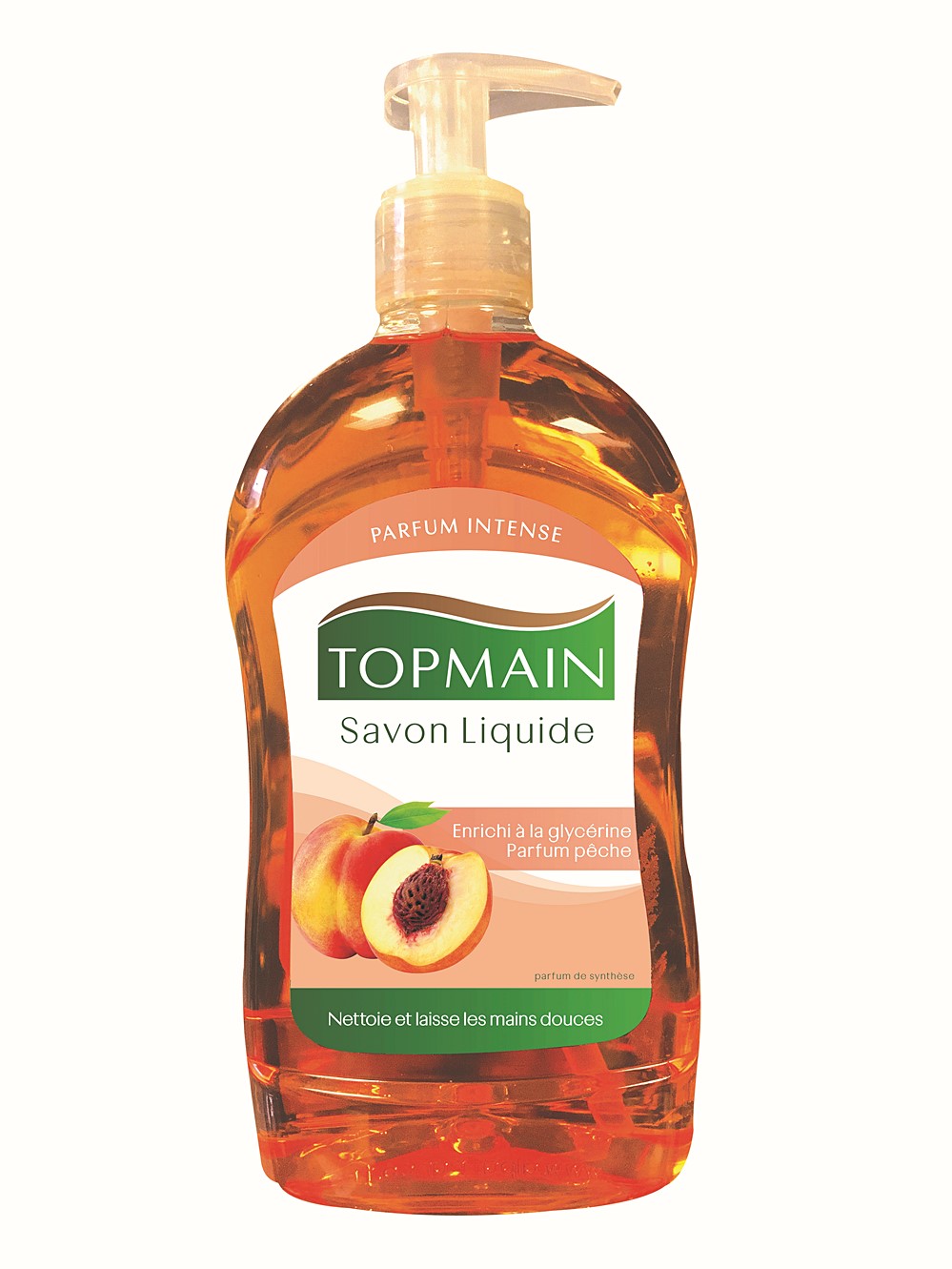 Topmain savon liquide pêche 500 ml