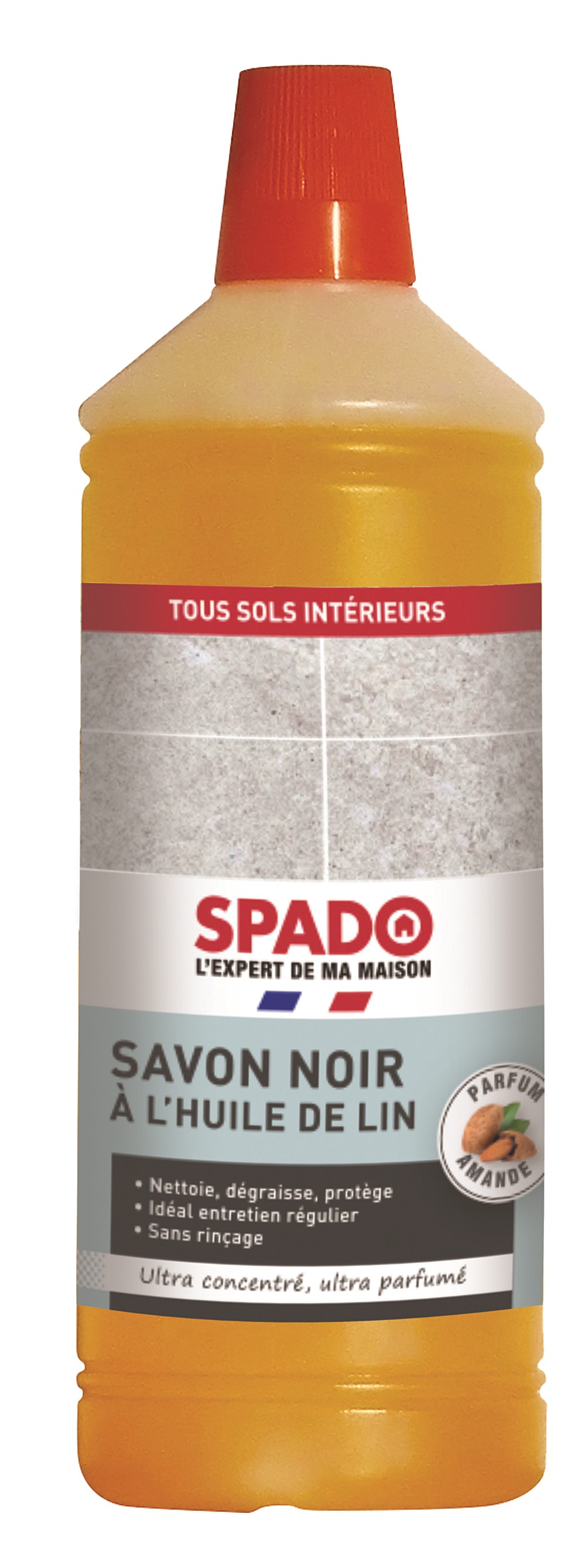 Spado savon noir à l'huile de lin  1 l