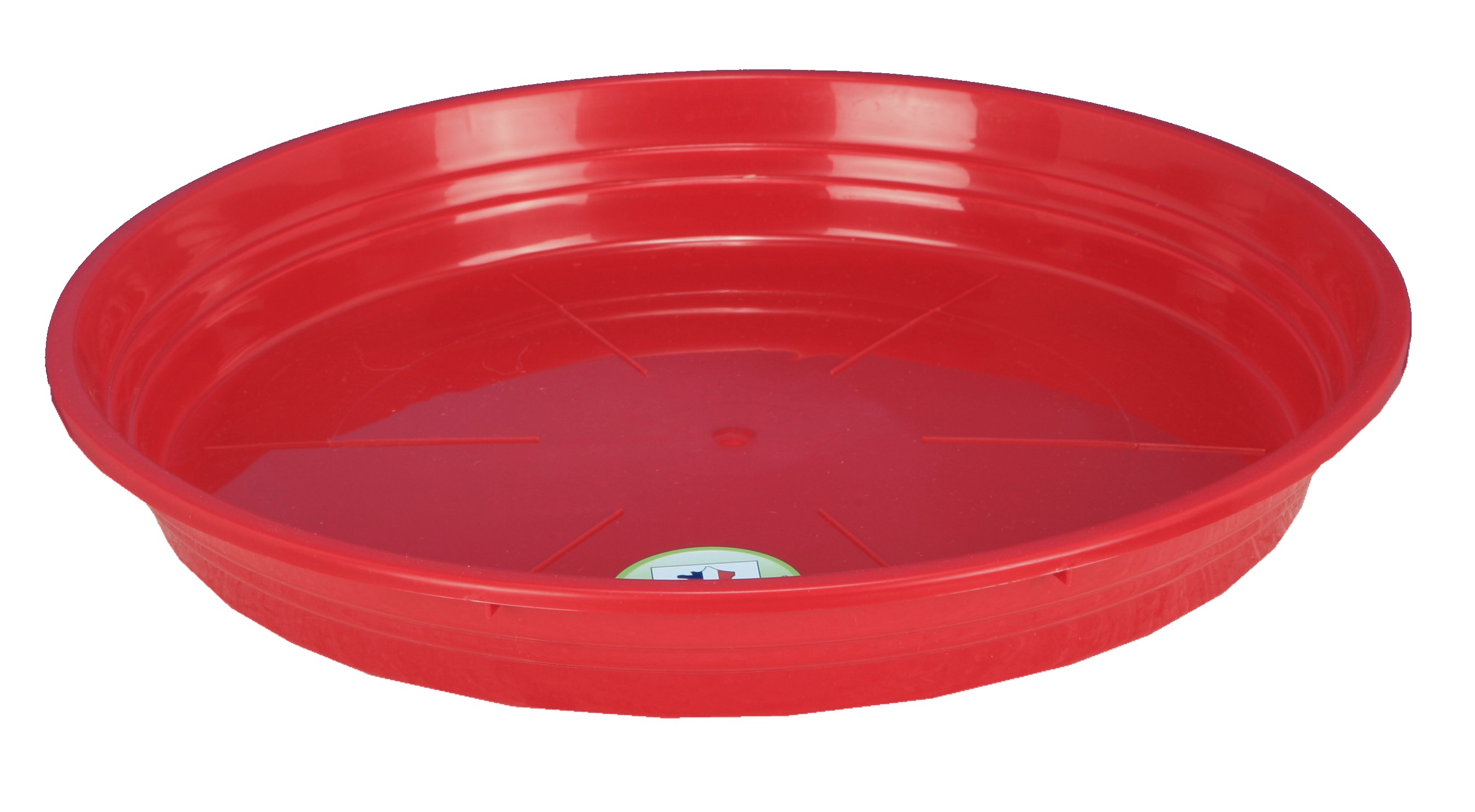 Soucoupe ronde 40 rouge pour pot soleilla rond 60