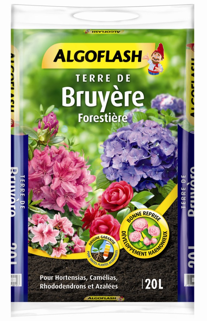 véritable terre de bruyère forestière 40 l - COMPO ALGOFLASH