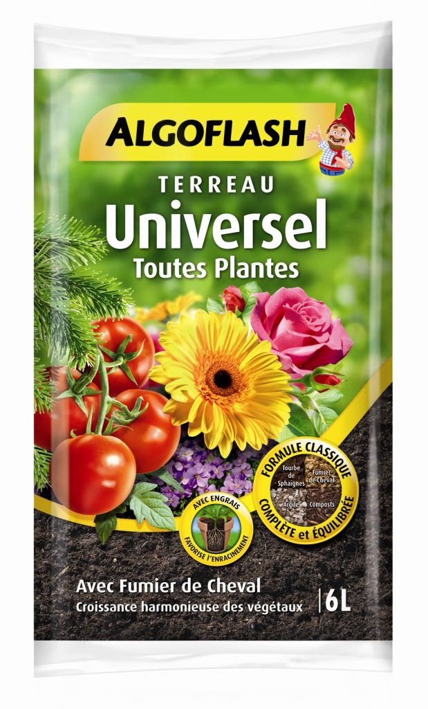 Terreau universel 6L - COMPO ALGOFLASH