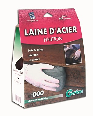 laine d'acier n000 500gr - GERLON