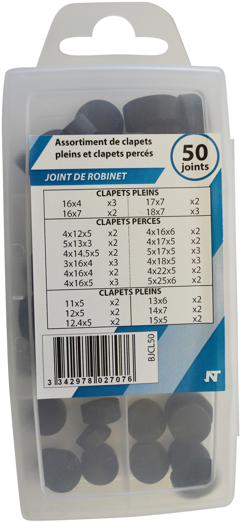 Coffret clapets pleins + percés - NOYON & THIEBAULT