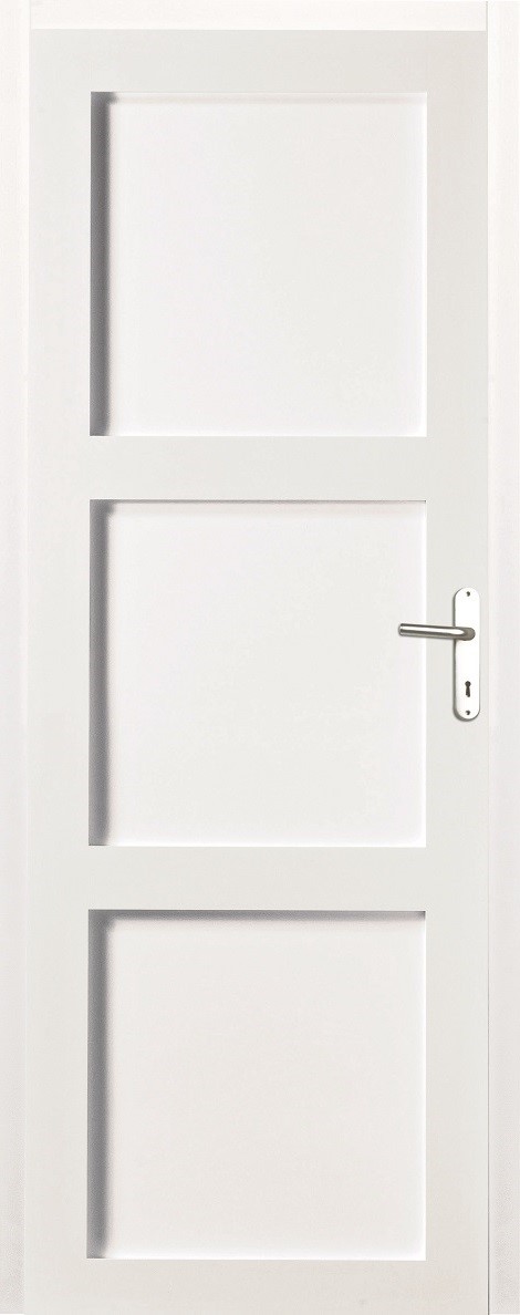 Bloc porte enrobé blanc H.211 x l.79 cm ouverture gauche