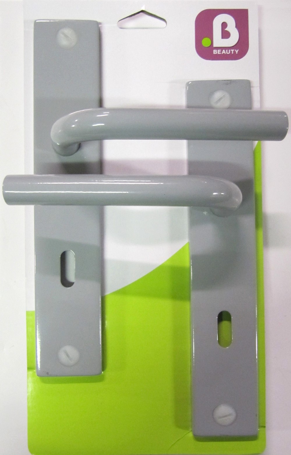 poignees de porte couleur gris trou de serrure - MR BRICOLAGE