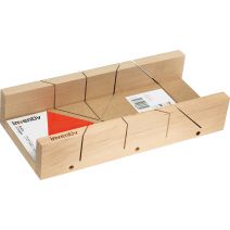 Toolland boîte à onglets 25x5,5x3,8 cm bois