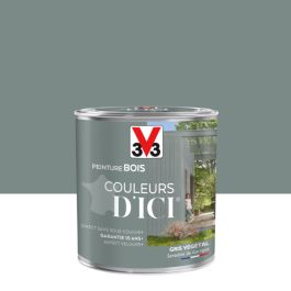 V33 Peinture bois extérieur Couleurs d'ici® V33, noir ombré velours