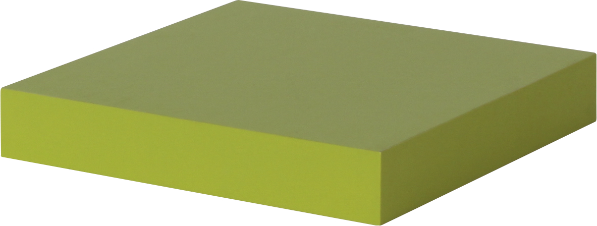 Etagère murale coloris vert 23 x 23.5 cm x 38 mm - DECO SYSTEM