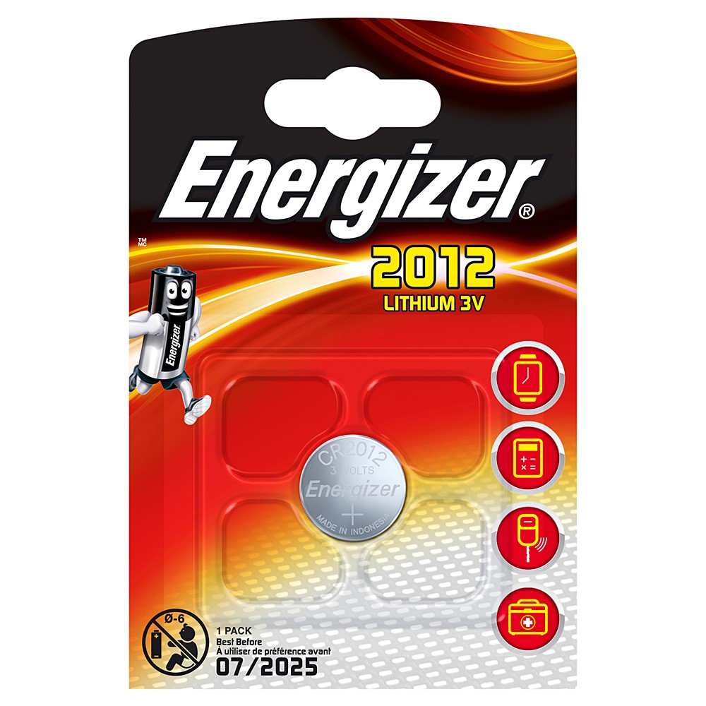 pile lithium cr2012 3v - ENERGIZER