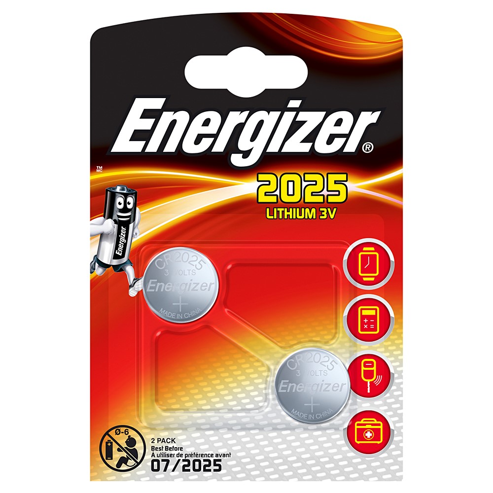 pile lithium cr2025 3v x 2 - ENERGIZER