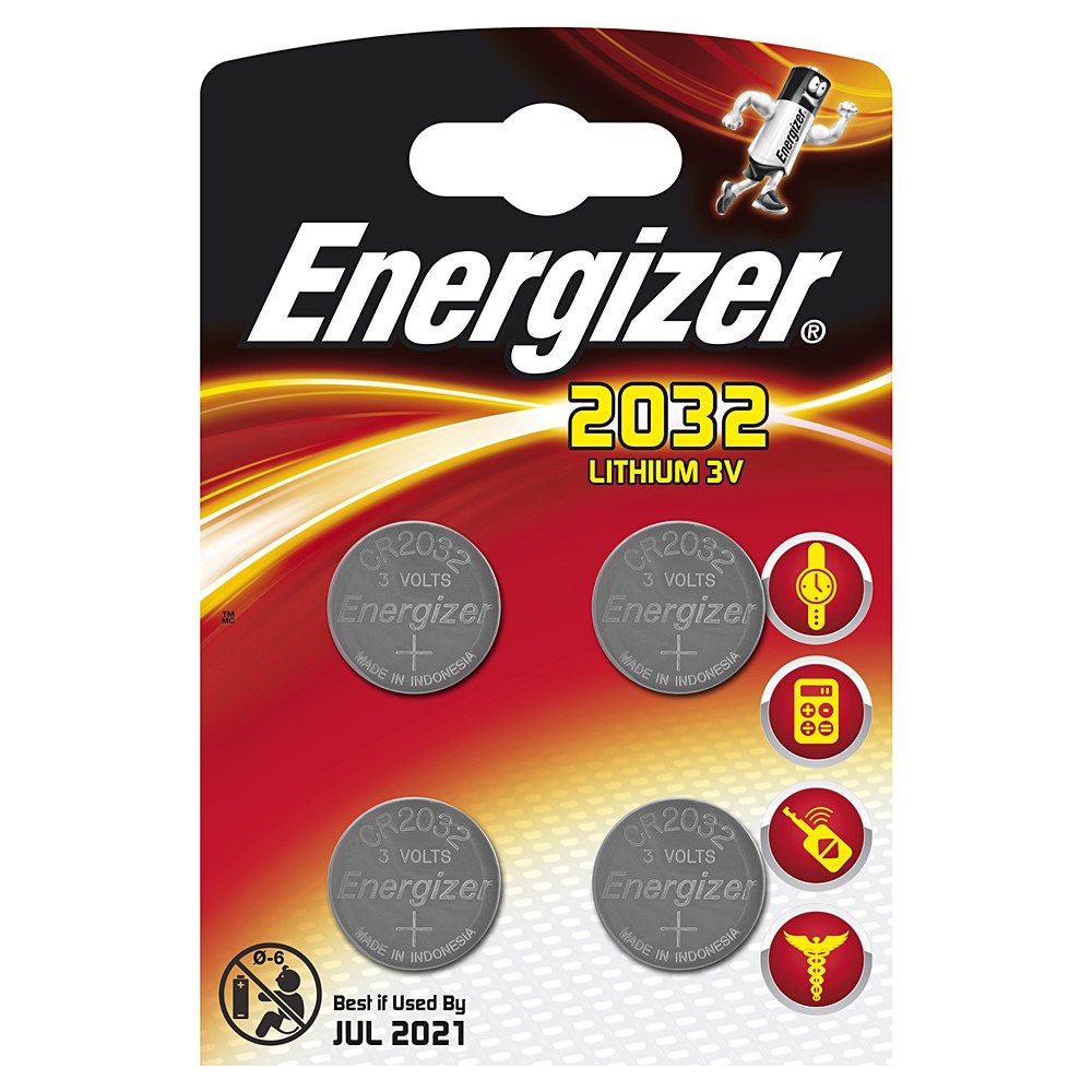 pile cr2032 lithium 3v x4 - ENERGIZER