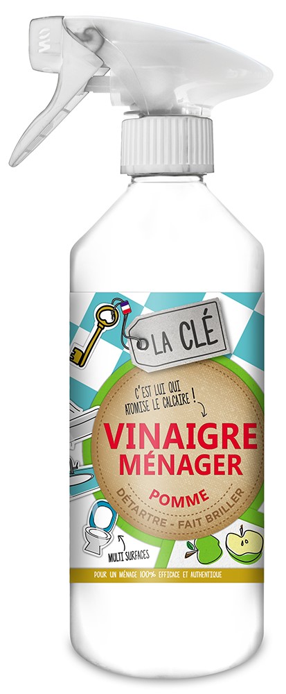 Vinaigre Ménager Pomme 500ml - LA CLE