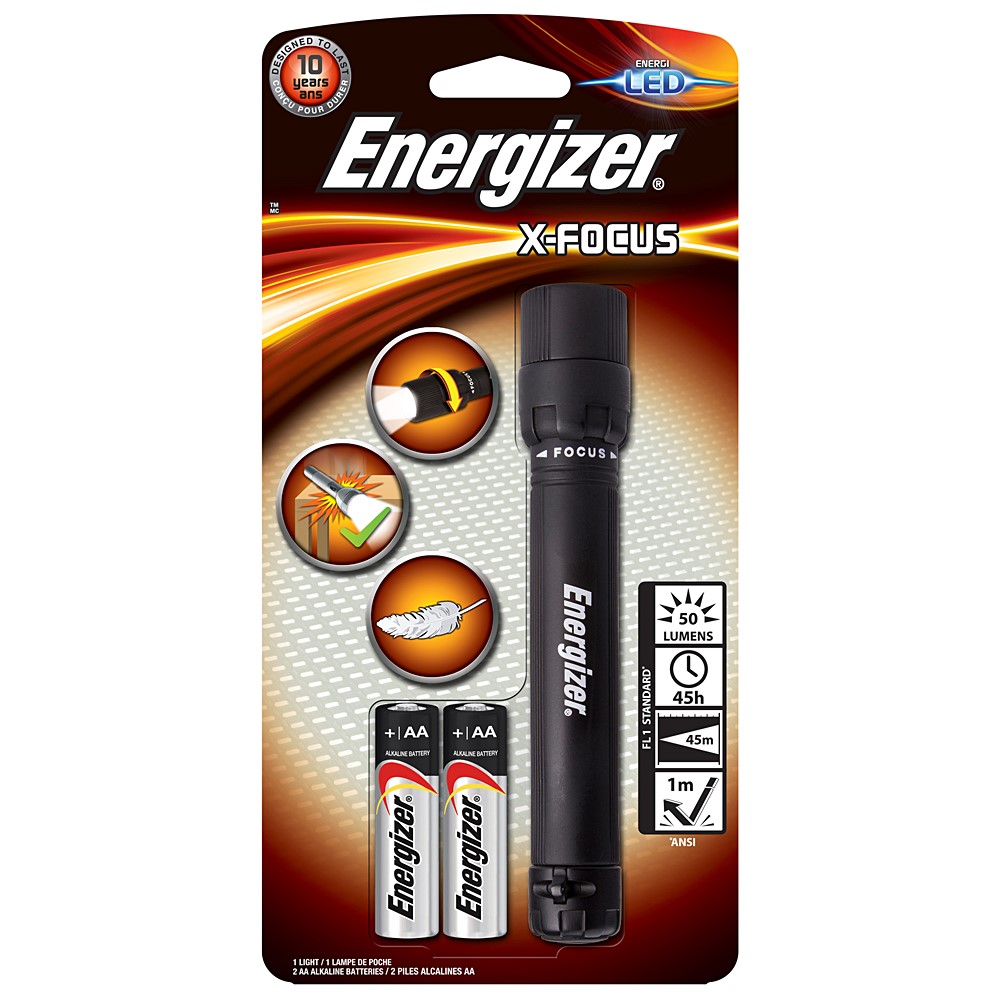 Lampe torche LED Energizer X-focus 2 AA - ENERGIZER