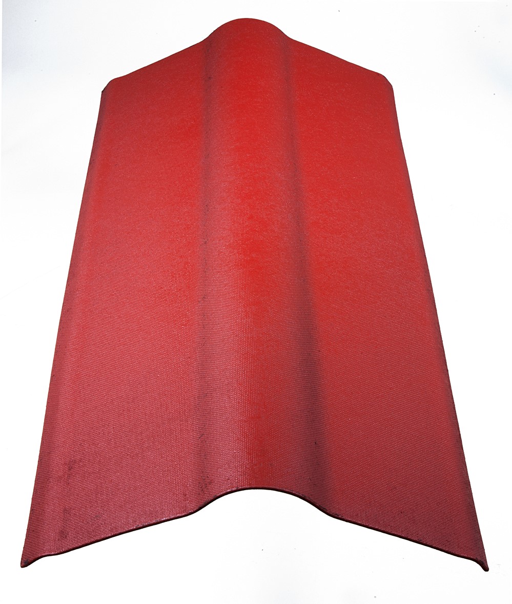 FAITIERE ROUGE CLASSIQUE MINCE ONDUVILLA pour couverture et bardage de cabanes, abris de jardin, garages - ONDULINE