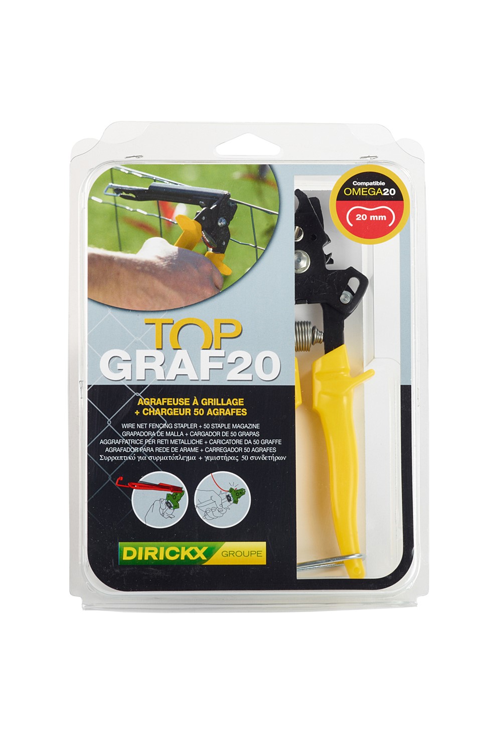 Agrafeuse TOP GRAF ECO pour grillage - DIRICKX