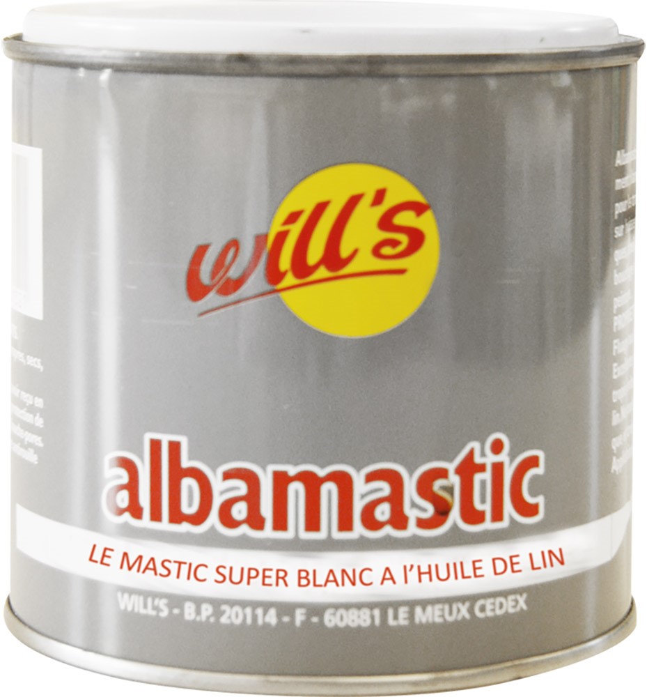 Mastic Vitrier à L'Huile de Lin Blanc 1kg - ONYX