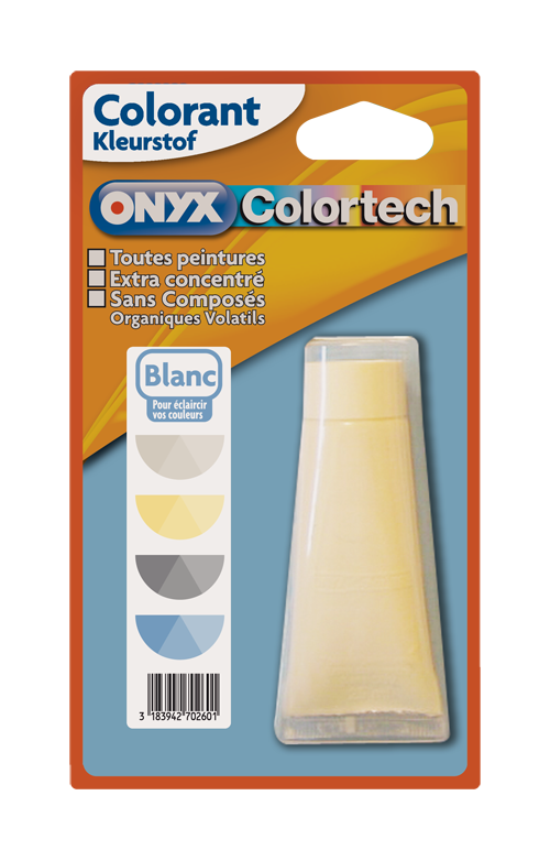 Colorant universel pour peinture Blanc 25ml - ONYX COLORTECH