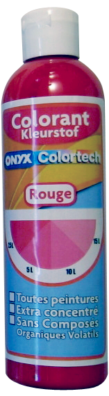 Colorant universel pour peinture Rouge 250ml - ONYX COLORTECH