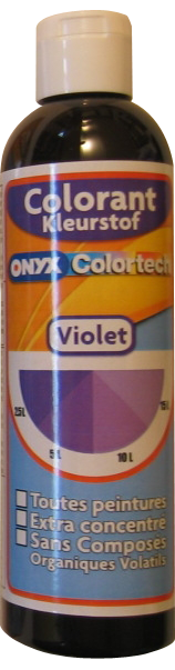 Colorant universel pour peinture Violet 250ml - ONYX COLORTECH