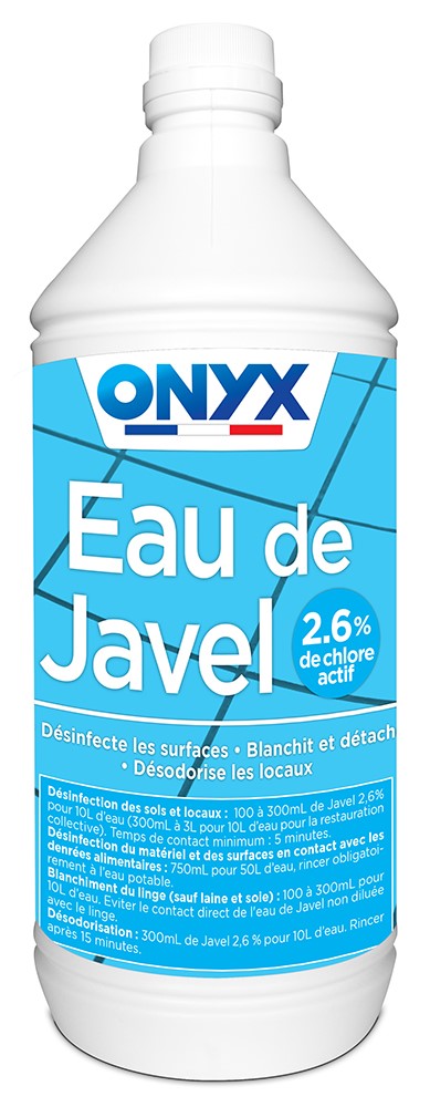 Eau de Javel 2,6% 1L - ONYX