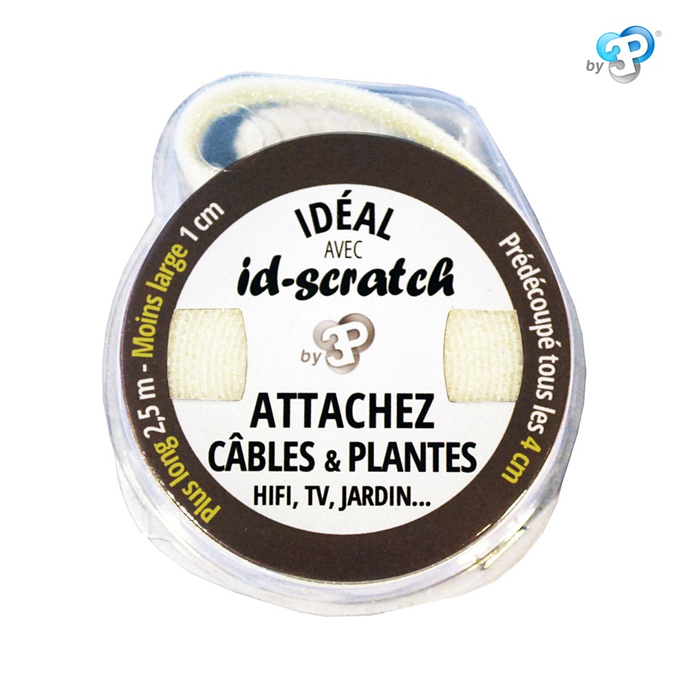 Id-scratch - ecru/beige - 2,5m/1cm - ID SCRATCH