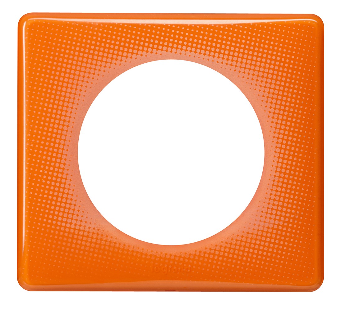 plaque céliane 70s orange 1 poste