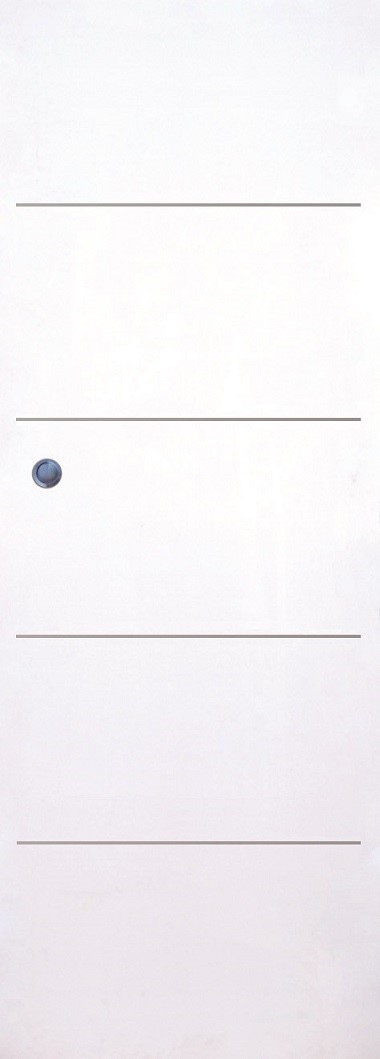 Porte coulissante laquée blanc H.204 x l.73 cm