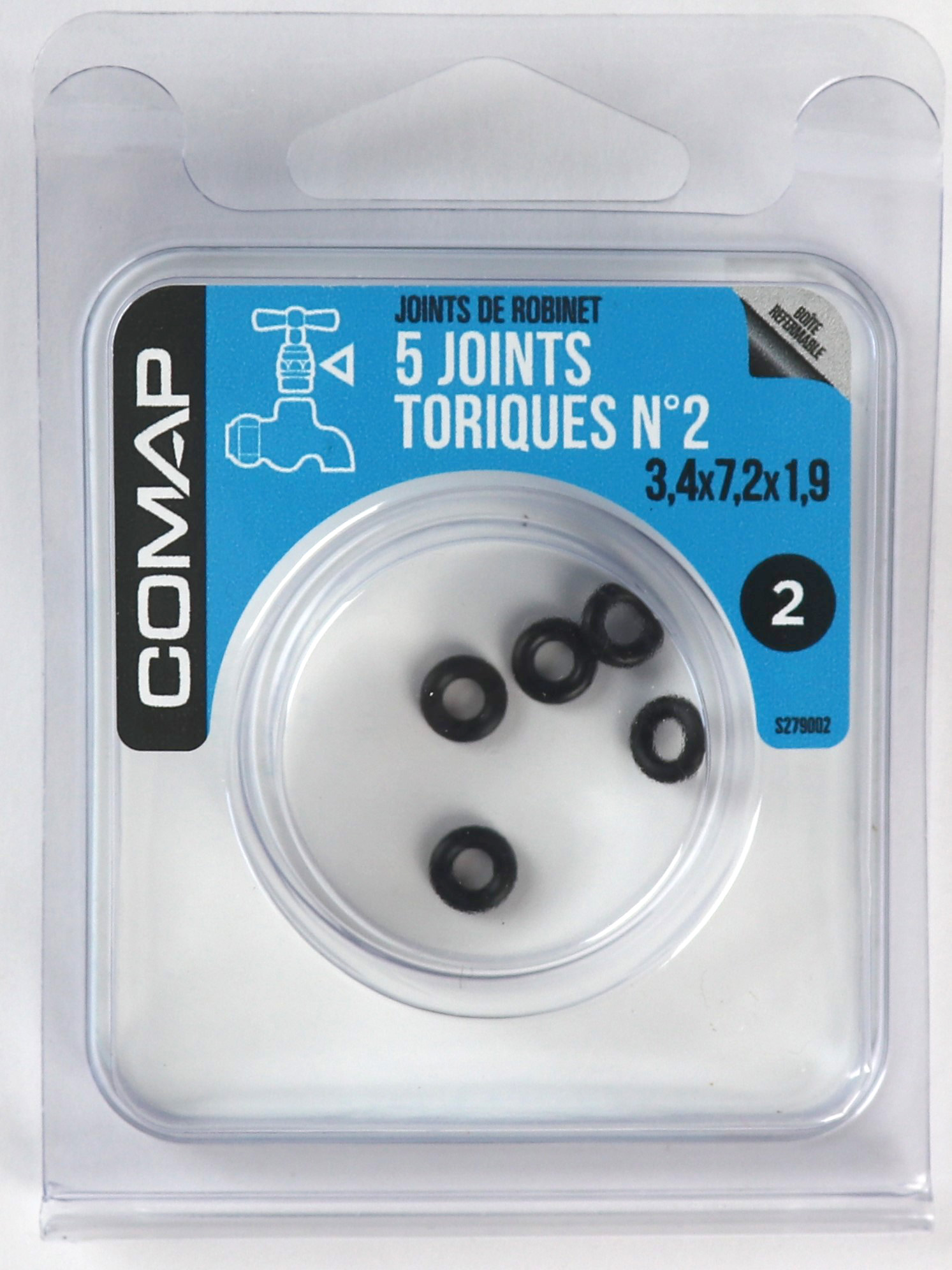 5 joints toriques n°2