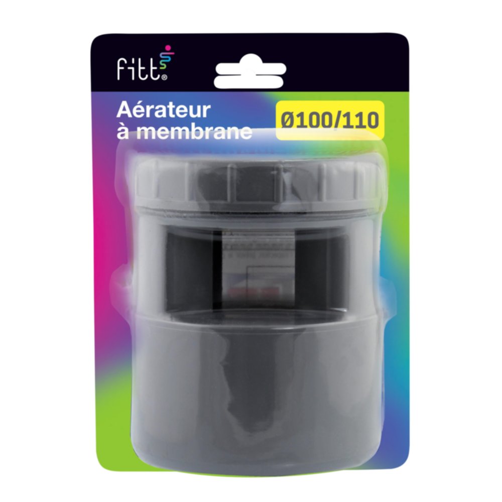 Aérateur à membrane pvc ø 100 110 ss blister - FITT