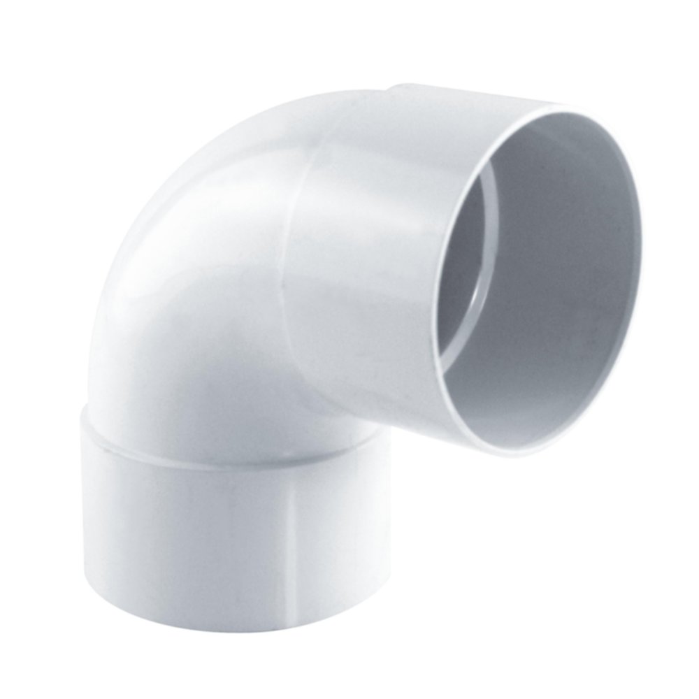 coude gouttière 87° ff pvc 80 blanc - FITT