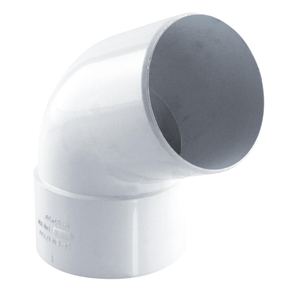 coude gouttière 67° mf pvc 80 blanc - FITT