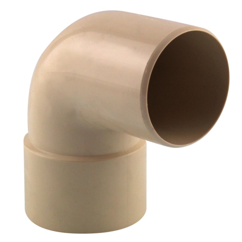 coude gouttière 87° mf pvc 50 sable - FITT