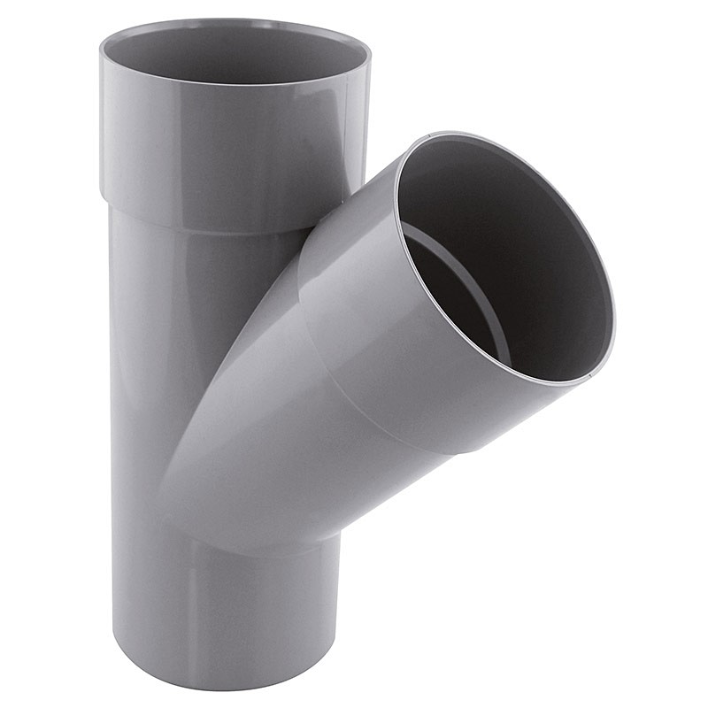 Culotte pvc 45° mf ø 80 nfme - INTERPLAST