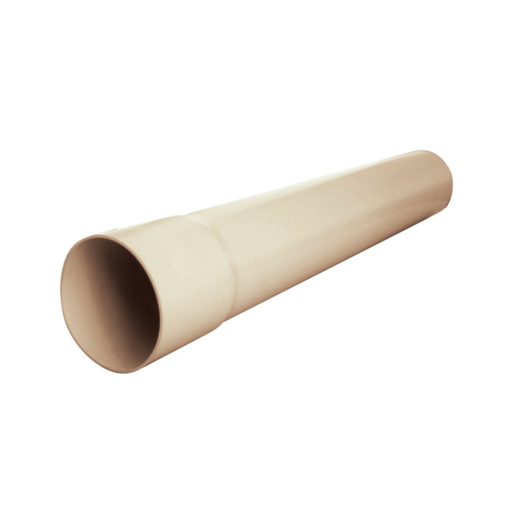 tube de descente pvc 50 sable - 2 m - FITT