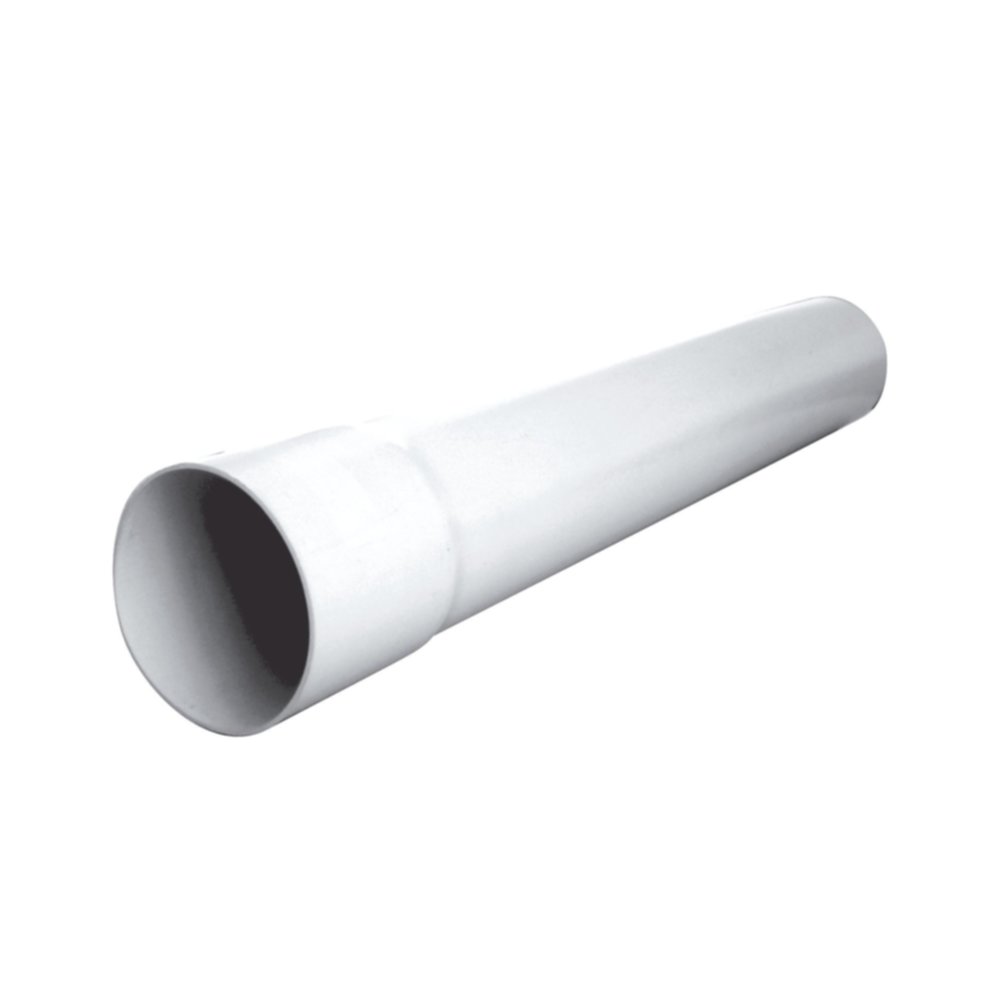 Descente de Gouttière PVC Ø80mm L.4m Blanc - FITT