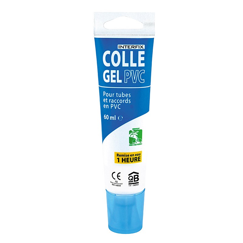 Colle gel pvc tube vrac 60ml - FITT