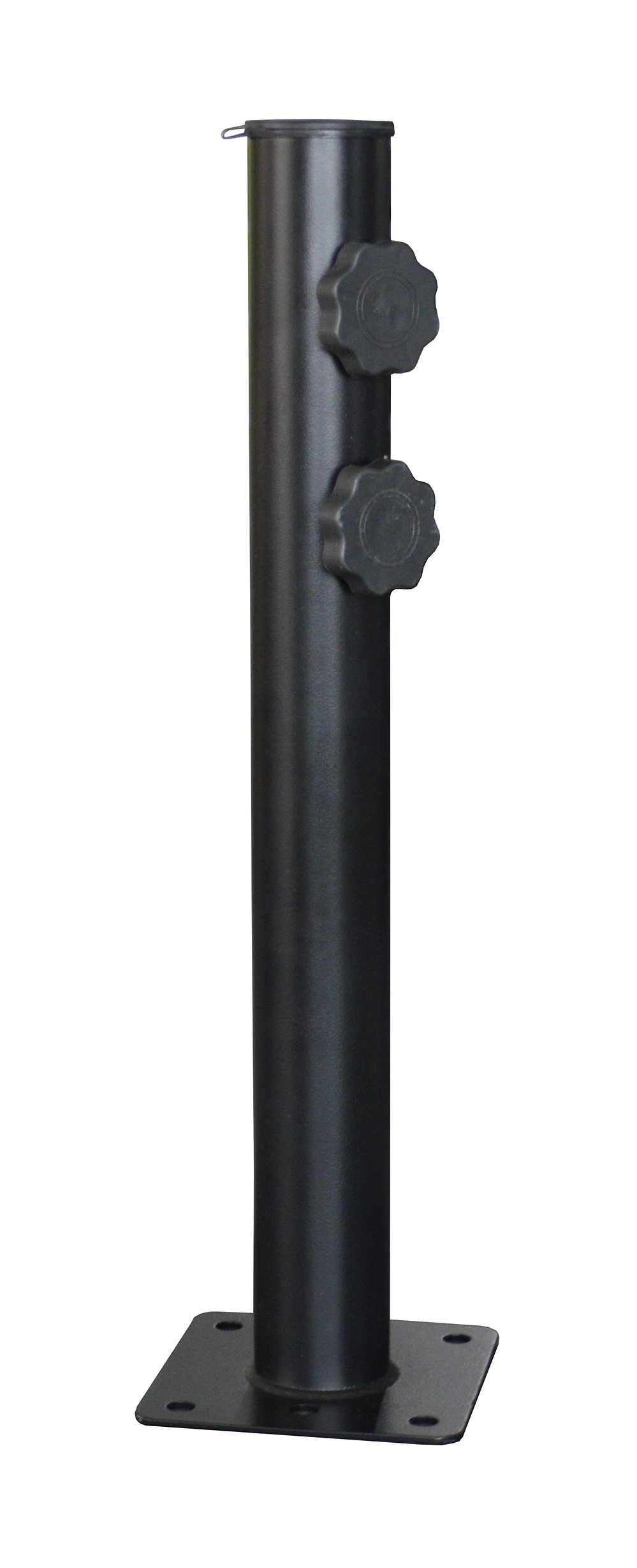 Pied de parasol 50kg noir - Option tube acier - PRO LOISIRS