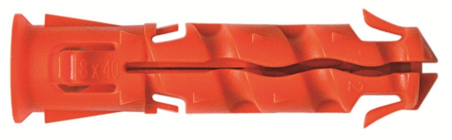 25 Chevilles Ztech Matériaux Pleins Ø10x60mm - RED HEAD